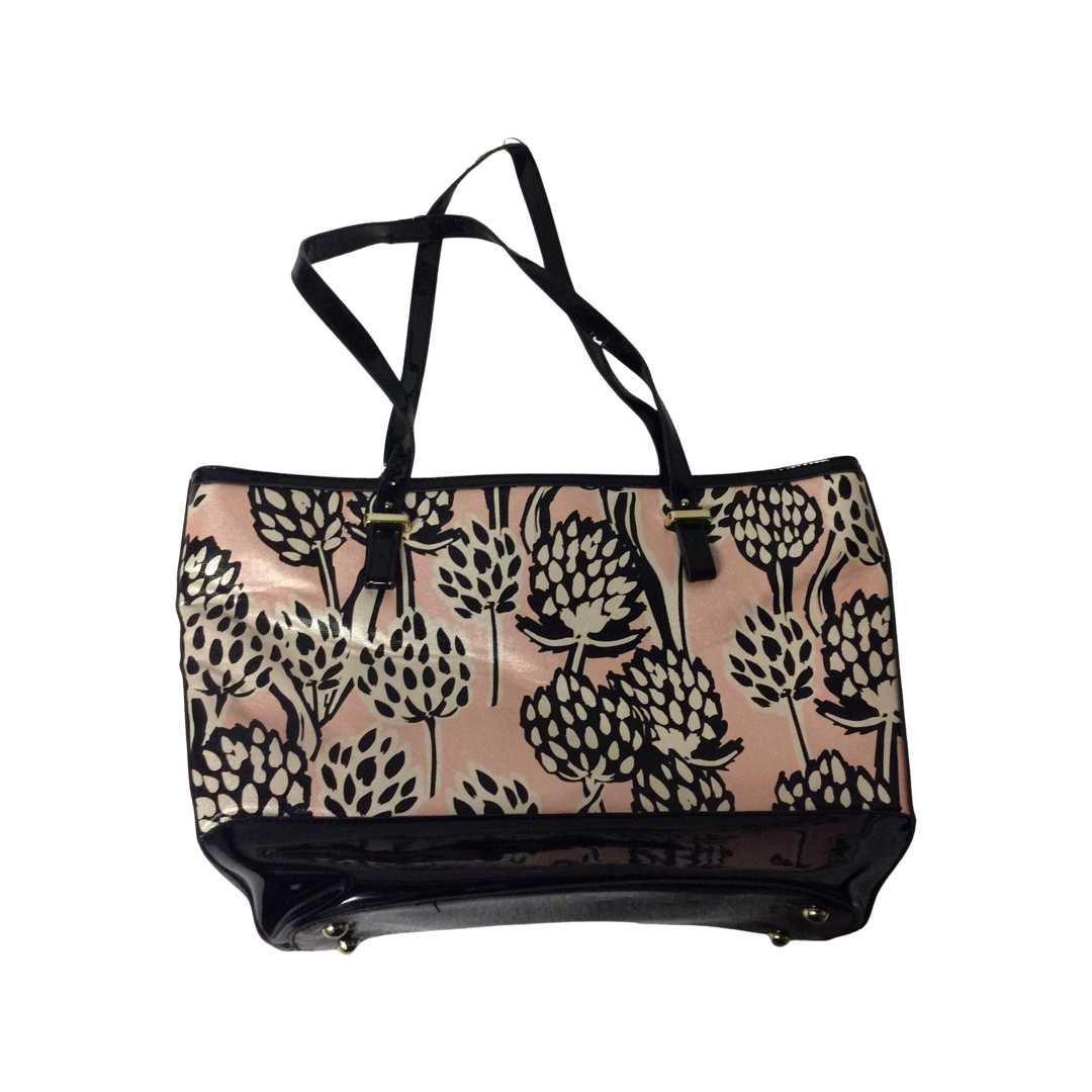 Anne Klein Black Purse Shoulder Handbag Tassel Leo Lion Logo *READ* | eBay
