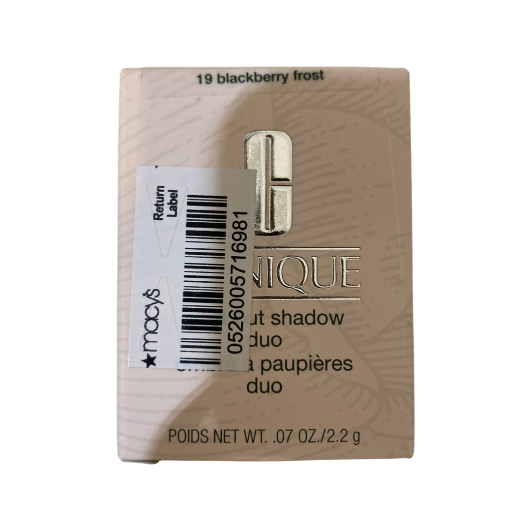 Clinique All About Crease and Fade Resistant Eye Shadow Duo - 0.07 Oz (Blackberry Frost)