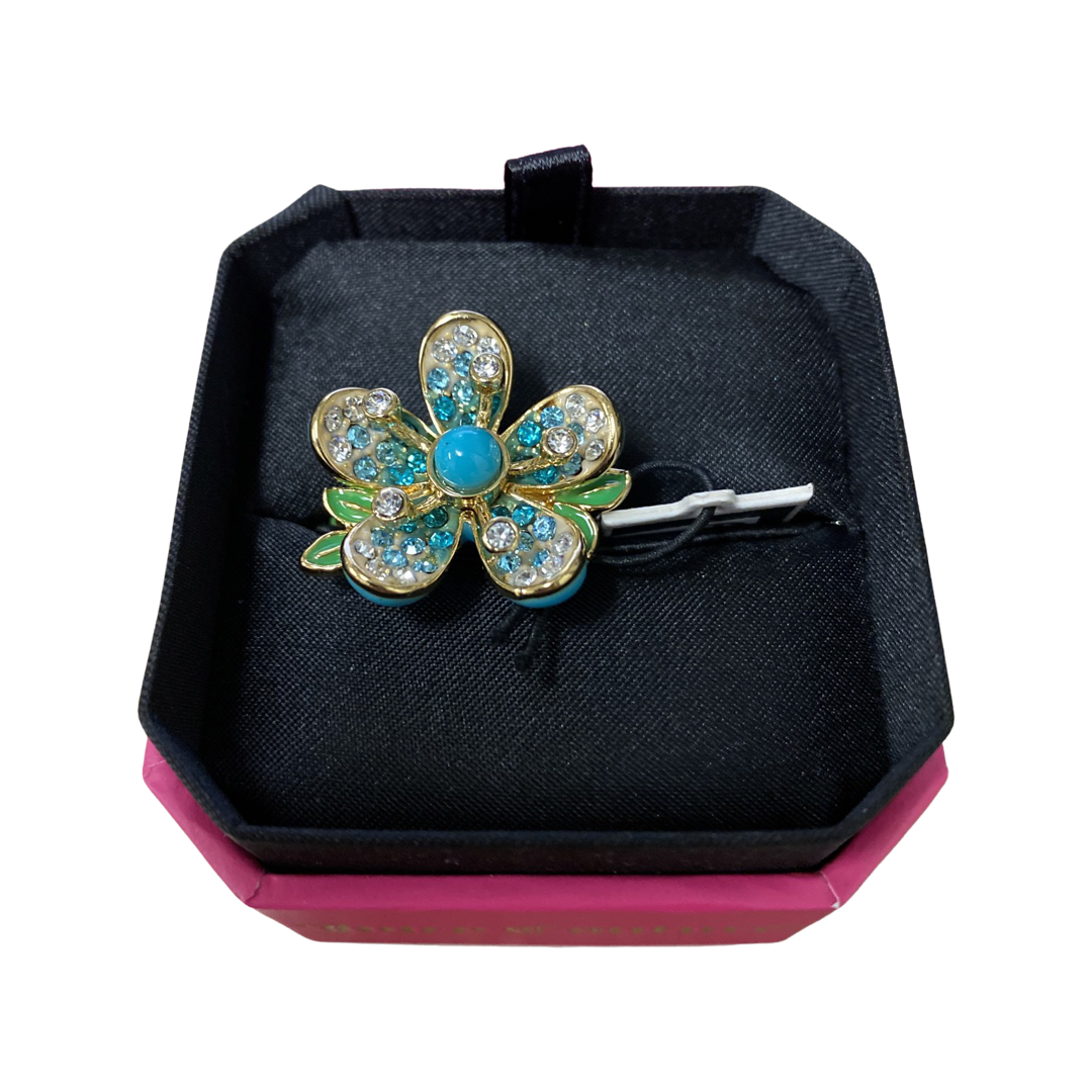 JUICY COUTURE R-PAVE FLOWER RING . STYLE#YJRU6547