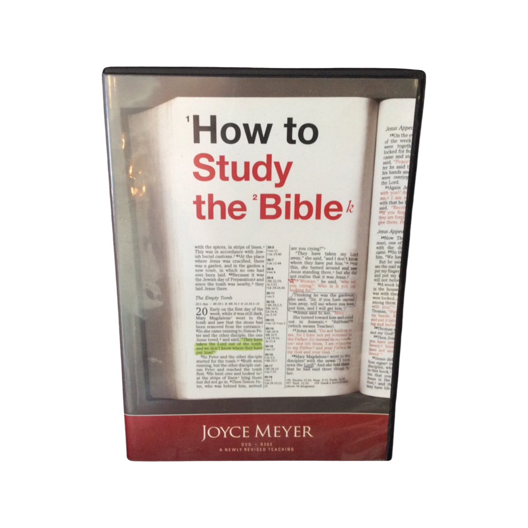 How to Study The Bible- Joyce Meyer-dvd