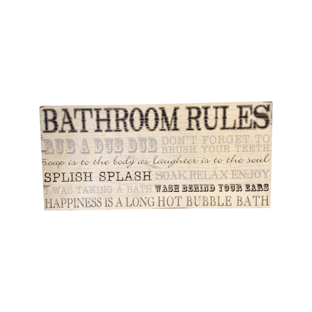 “Bathroom Rules”