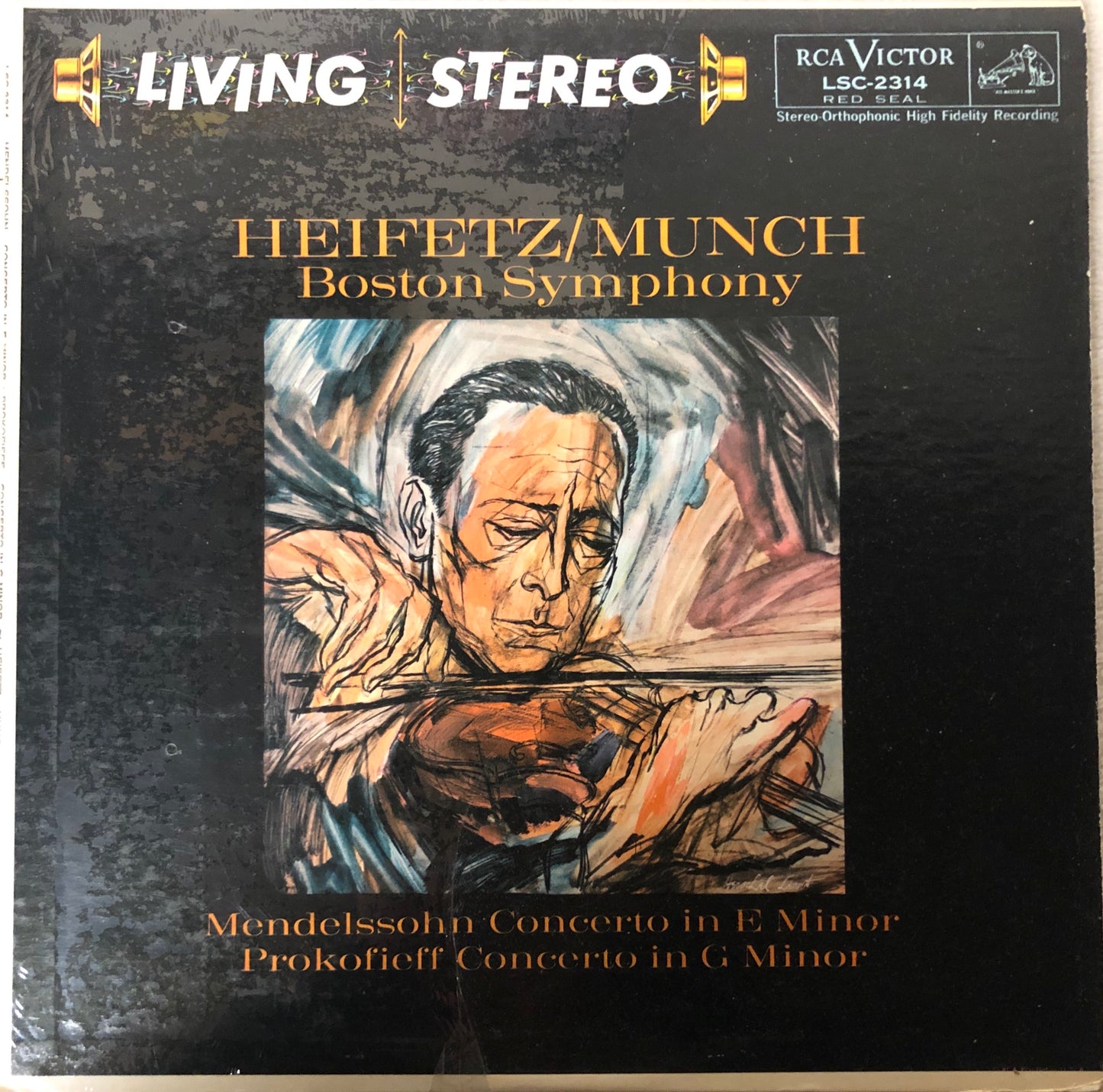 Heifetz/Munch Boston Symphony