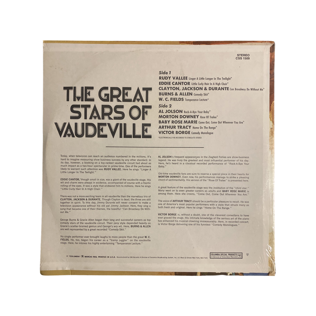 The Great Stars Of Vauderville Vinyl
