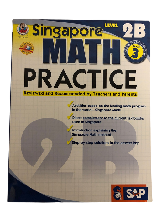 Singapore Math Practice (Level 2B) 3rd Grade