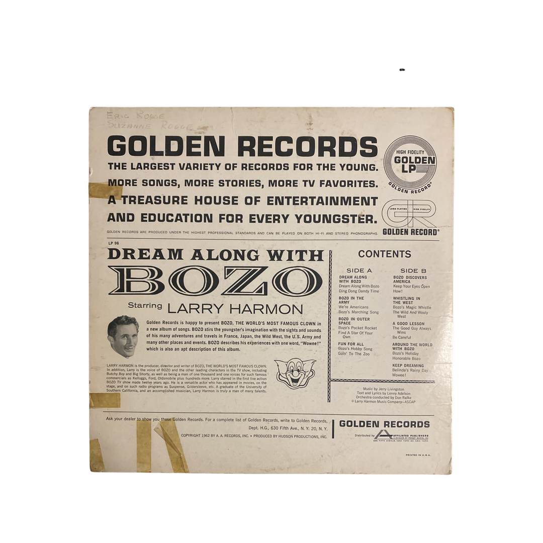 Dream Along With Bozo Vinyl