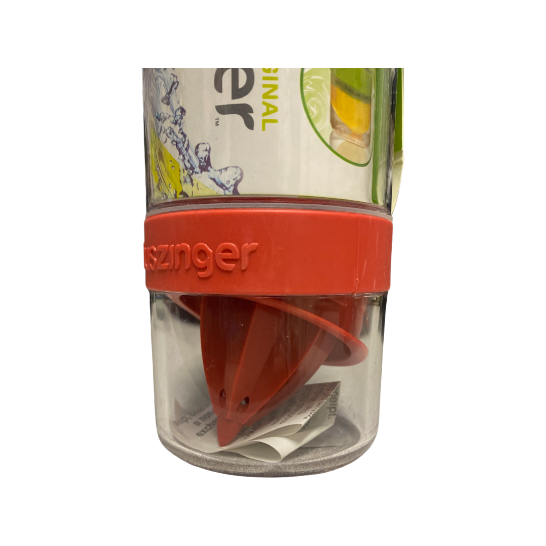 Citrus Zinger Sip by Zing Anything, Active Infusion Water Bottle, Citrus Fruit Infusion, BPA EA free Tritan, Reusable Water Bottle, Hydration, Infusion Technology, Flip Up Straw Cap, 28 oz.