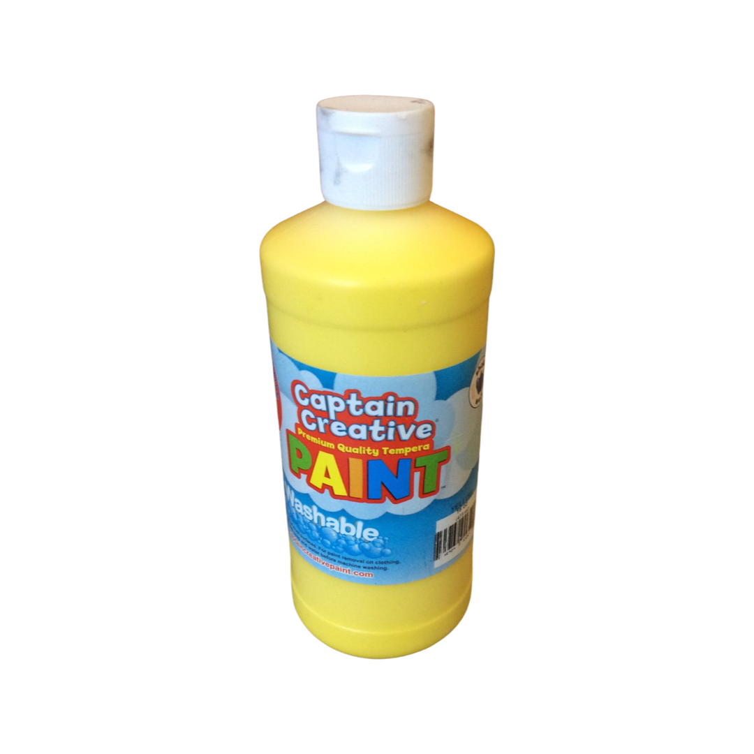 Captain creative washable paint yellow